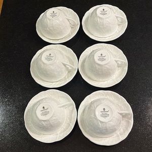 Countryware by WEDGWOOD Flat Cup & Saucer - Set of 6